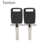 with T5 chip transponder key shell for Audi
